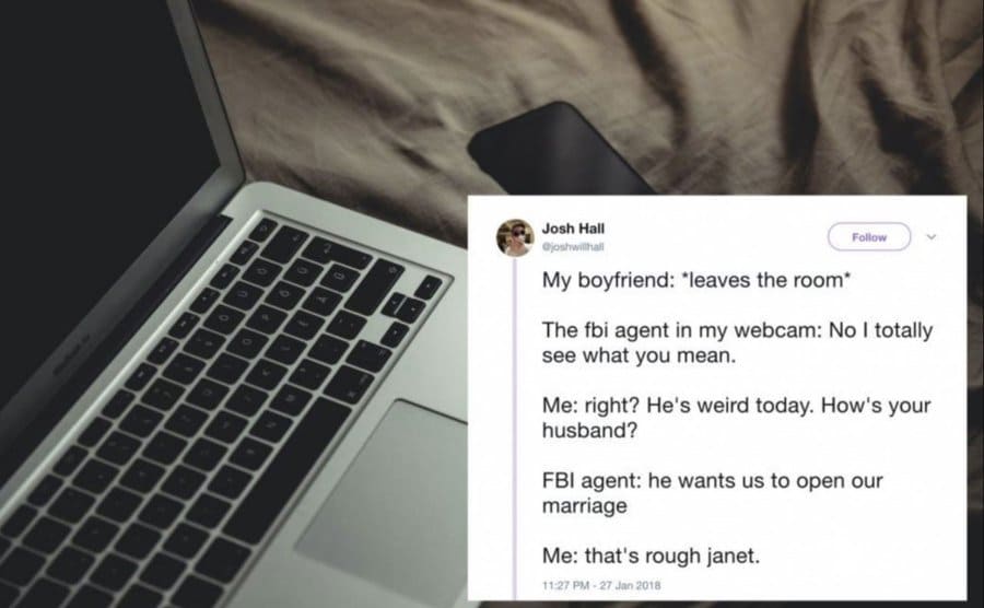 A laptop and a WhatsApp conversation with the FBI. 
