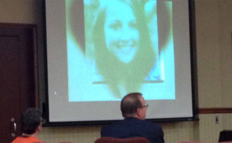 A memorial video of Alisha is shown in court. 