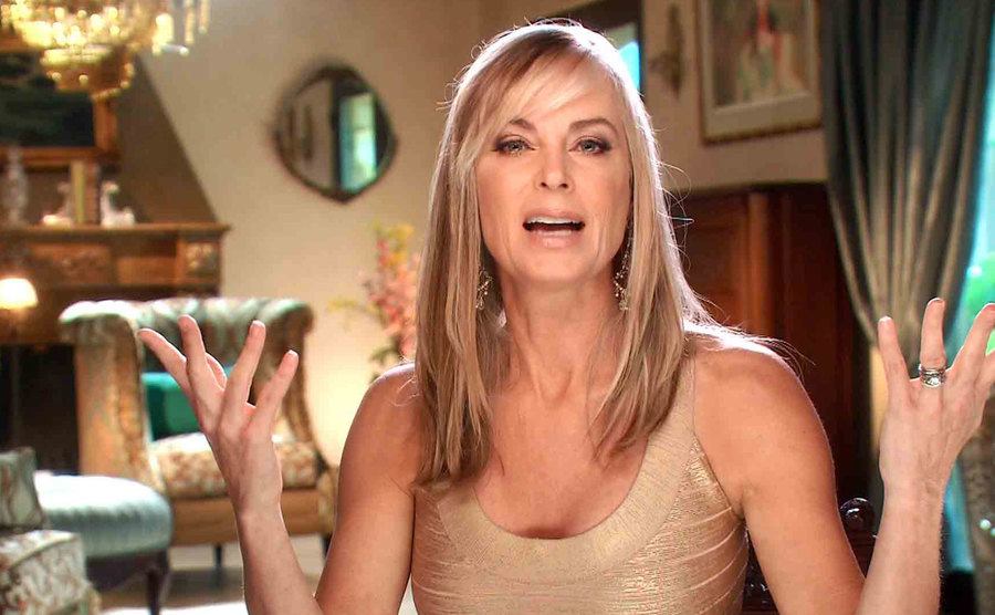 Eileen Davidson is in a still from the show.