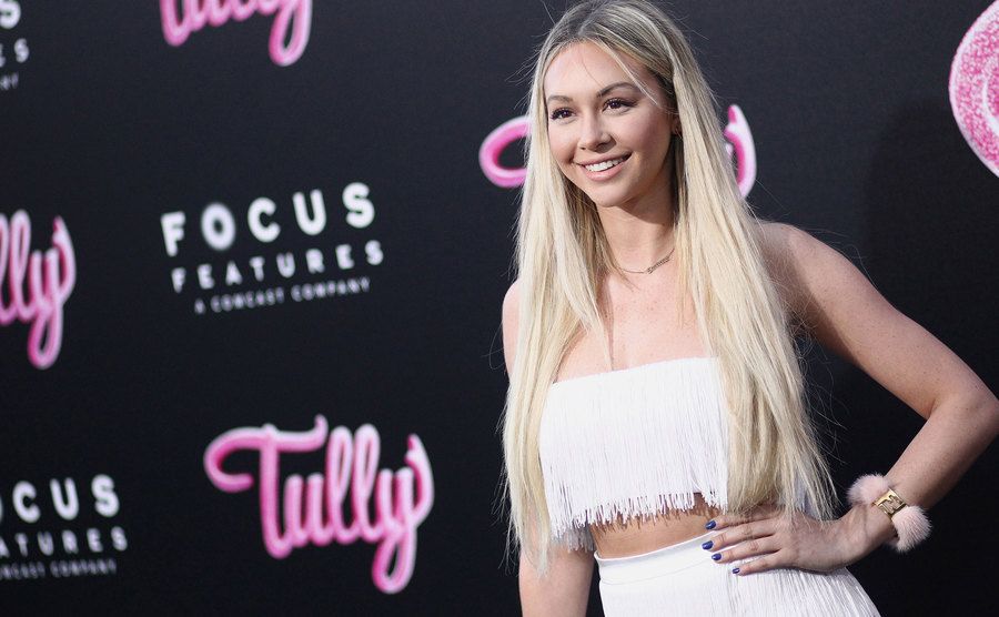 Corinne Olympios attends an event.