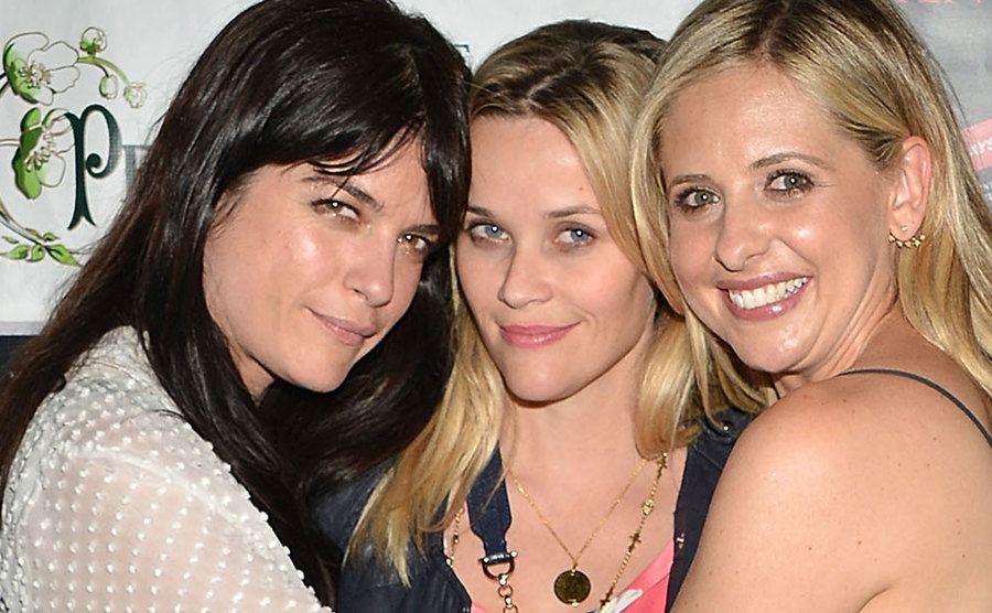 Blair, Witherspoon, and Gellar attend the musical premiere.