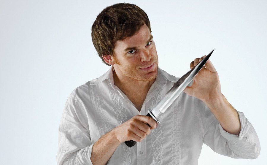 Michael C. Hall as Dexter in a publicity portrait.