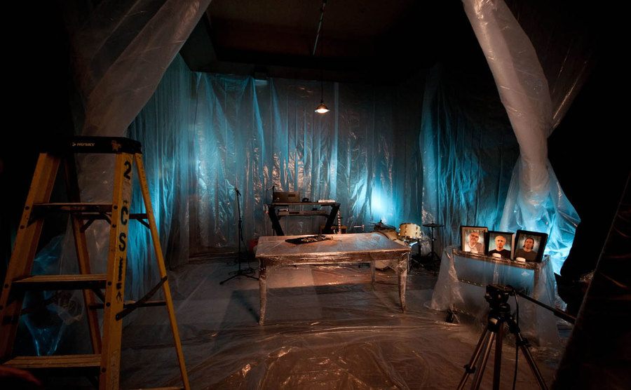 A photo of a proper Dexter kill room.