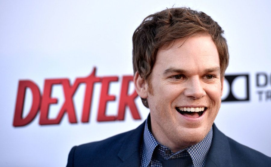 Michael C. Hall arrives at an event.