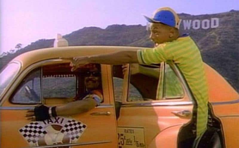 Will Smith and the cabbie from the opening credits. 