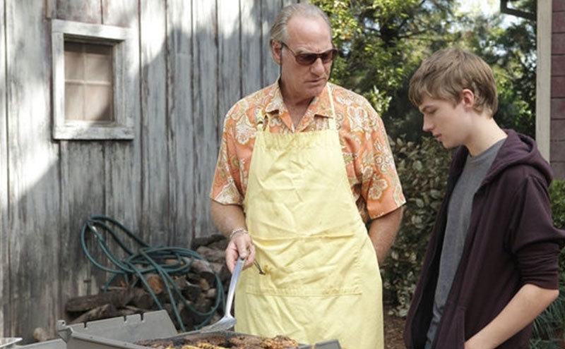 Craig T. Nelson and Miles Heizer in a scene from the show.
