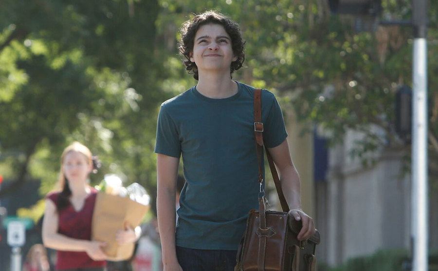 Max Burkholder as Max in a still from the show.