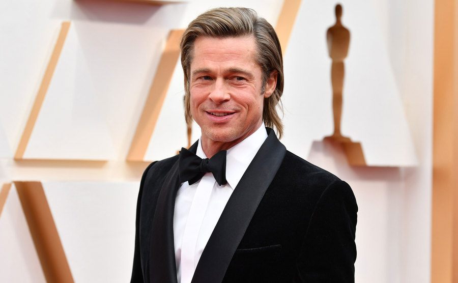 Brad Pitt attends an event.