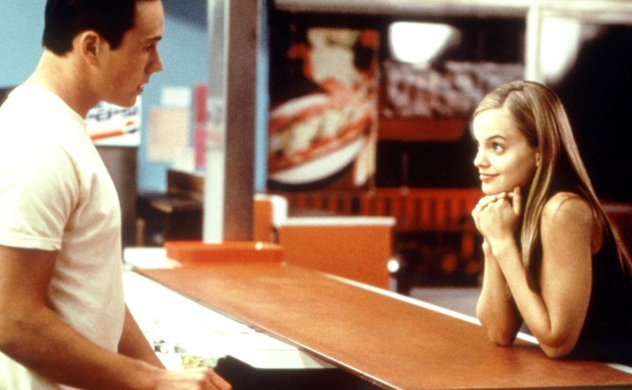 Chris Klein and Mena Suvari in a still from the film.