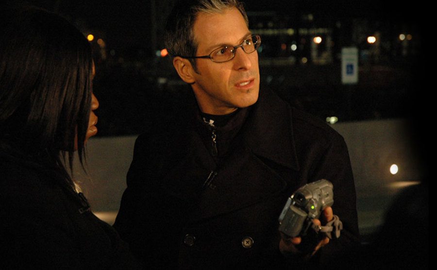 A still of Joey Greco behind the scenes.