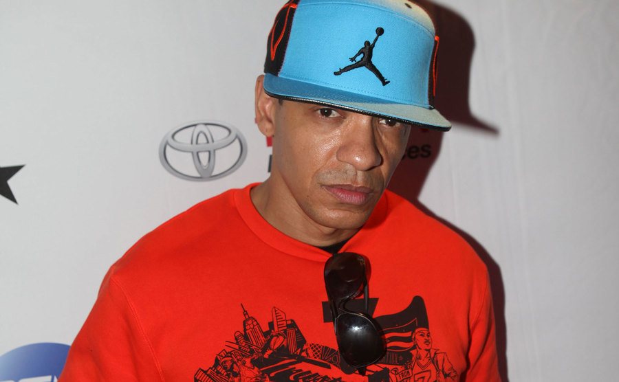 Peter Gunz poses for the press.