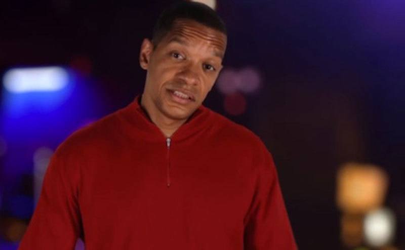 Peter Gunz speaks to the camera.