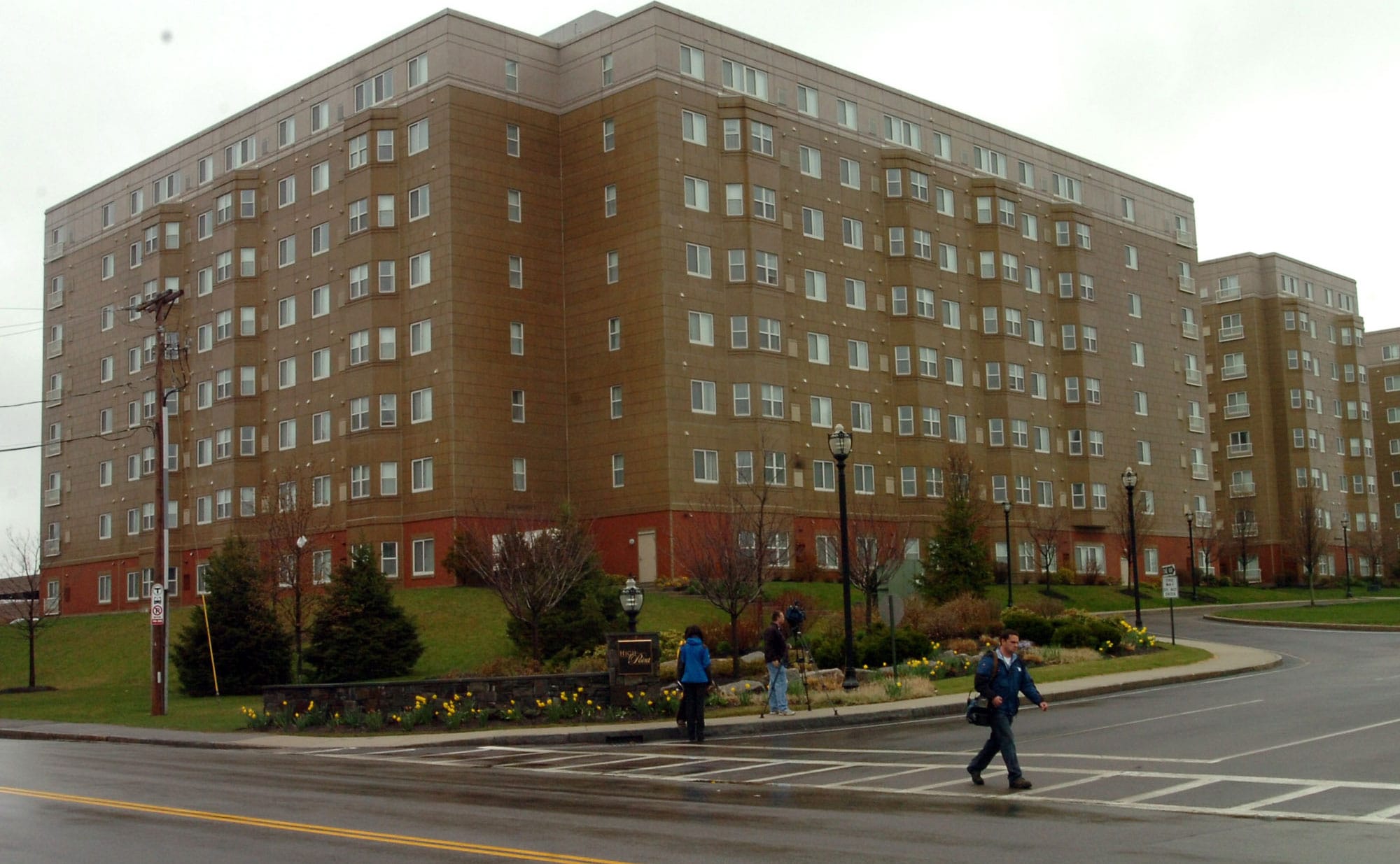 An exterior shot of the Quincy apartment complex where Philip lived.
