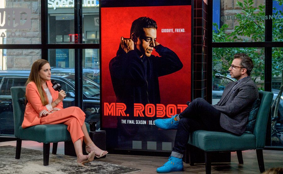 Carly Chaikin discusses the final season of Mr. Robot during an interview.