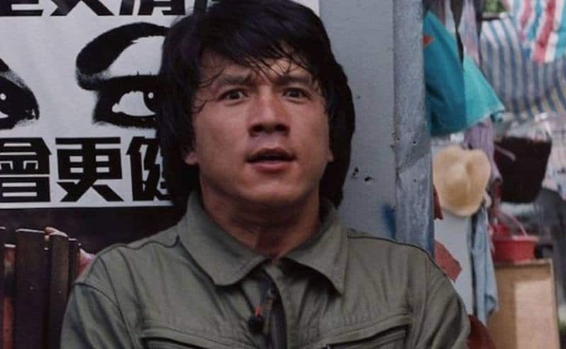 Jackie Chan in a still from Police Story.