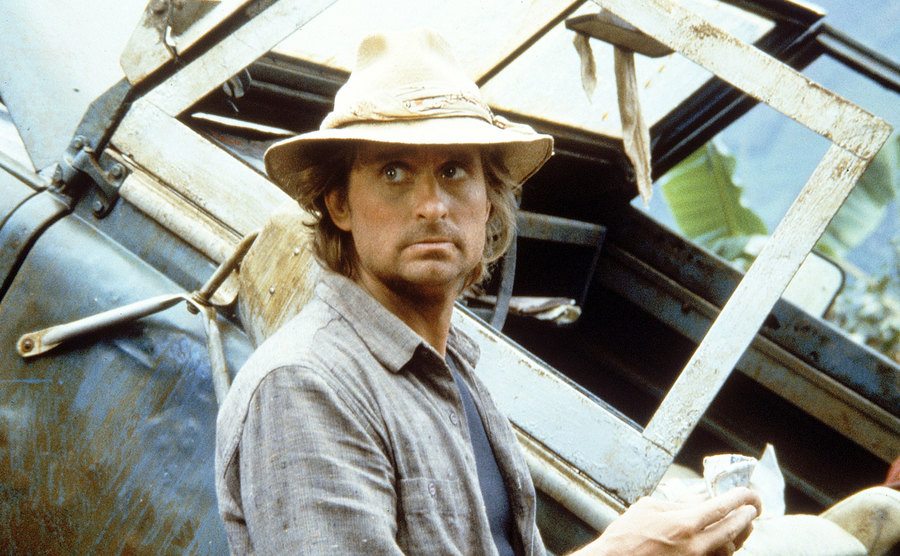 Michael Douglas in a still from the film.