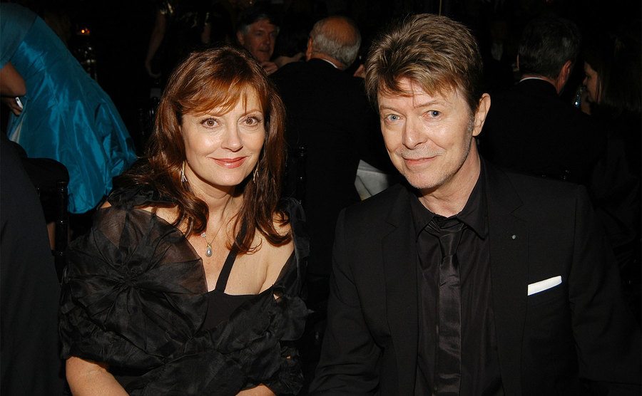 Susan Sarandon and David Bowie attend Metropolitan Opera Opening Night Dinner