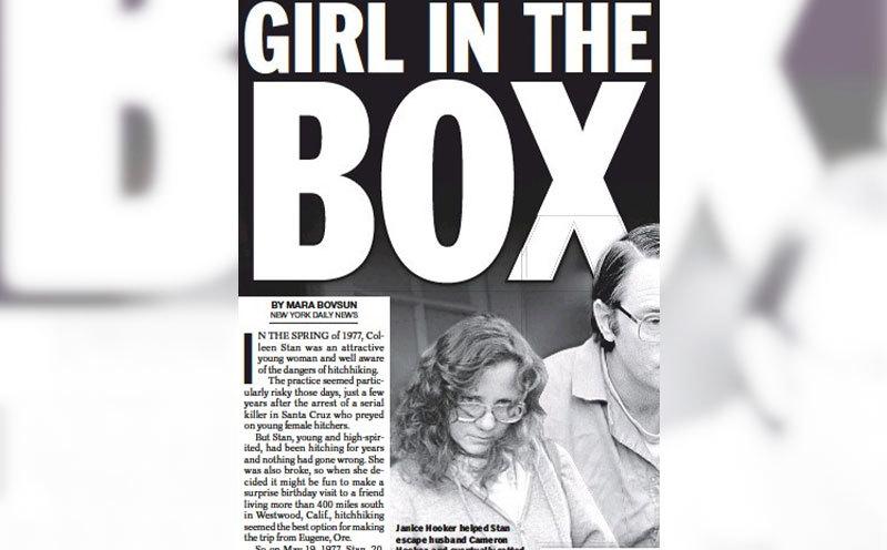 A newspaper clipping on Colleen’s kidnap.