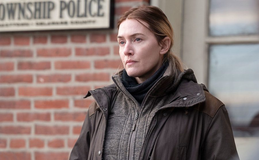 Kate Winslet, as Marianne 'Mare' Sheehan, in a still from the show. 