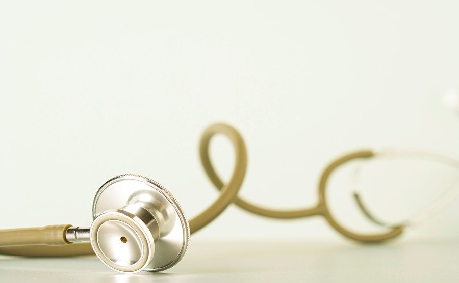 A photo of a stethoscope.