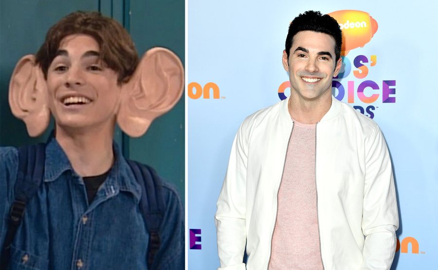 Josh Server wears comically over-sized ears / Josh Server at the Kids' Choice Awards. 