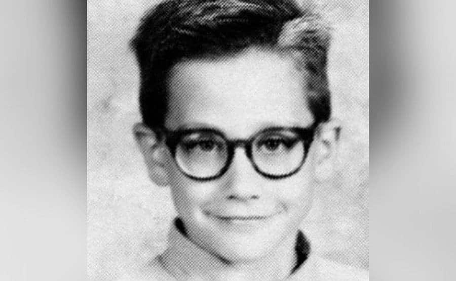 A school photo of Jake Gyllenhaal as a child. 