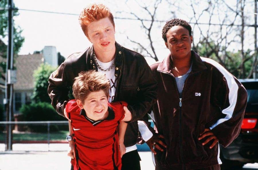 Orlando Brown (on the right) with Alex Linz and Noel Fisher in Max Keeble’s Big Move in 2001.