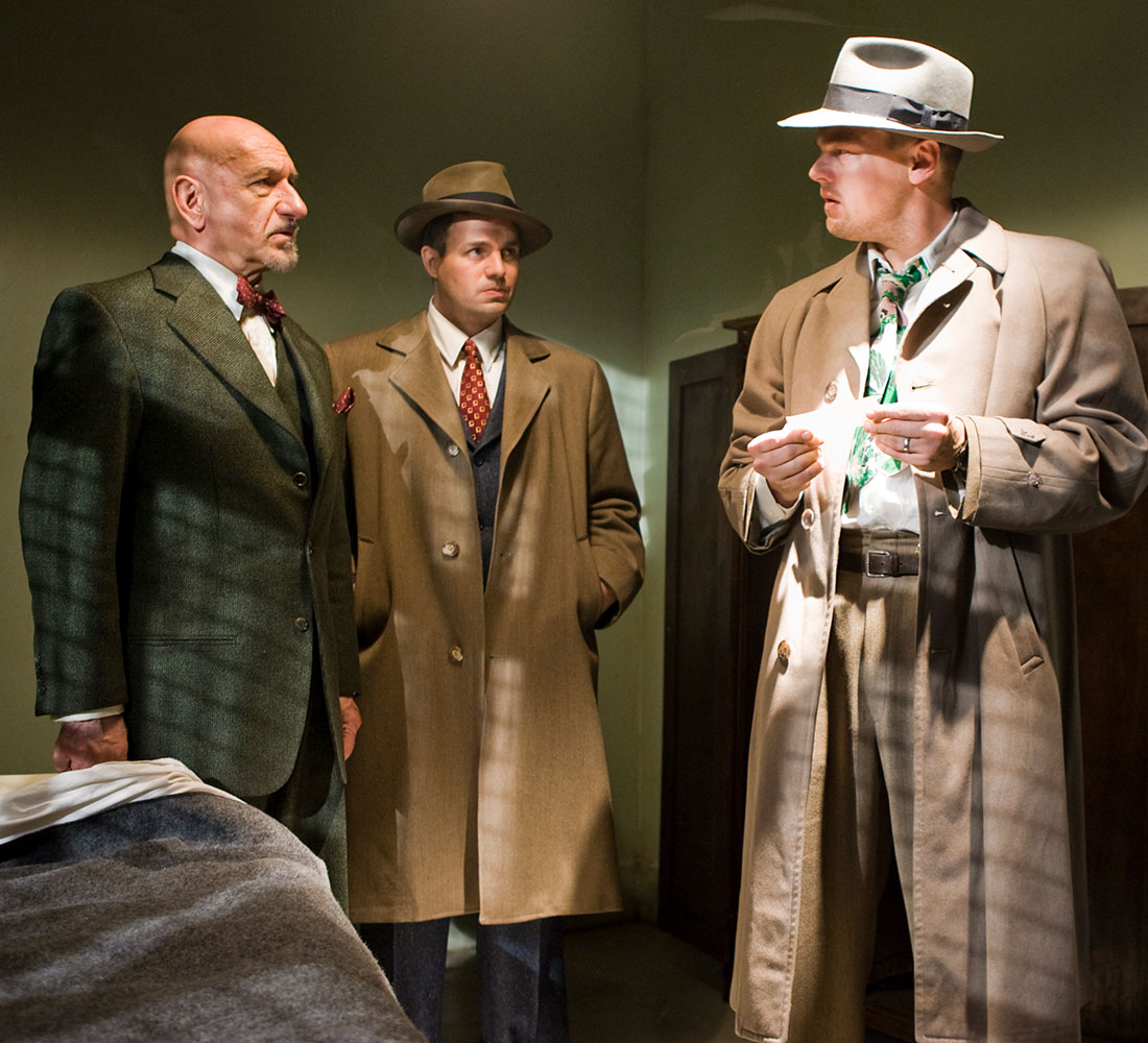 Publicity still of Leonardo DiCaprio, Mark Ruffalo & Ben Kingsley