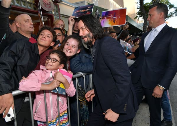 Keanu Reeves and his fans