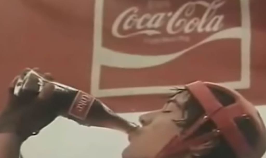 Keanu reeves in Coca Cola Commercial