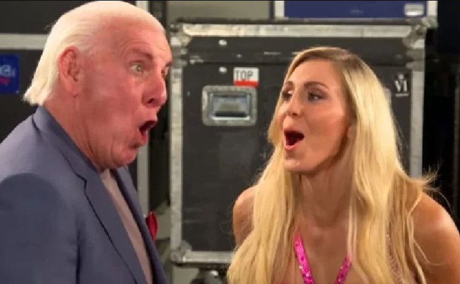 A picture of Ric and Charlotte.