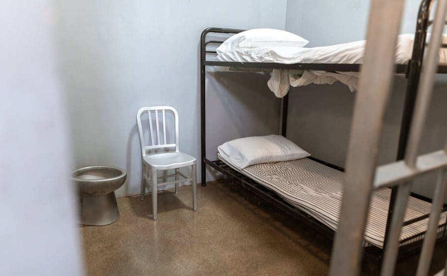 An image of a prison cell.