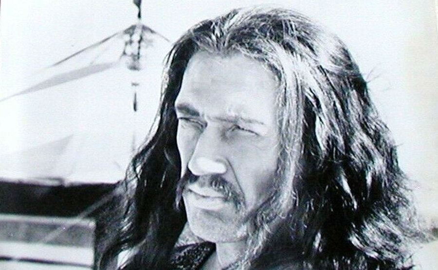 A still of Carradine in Circle of Iron.