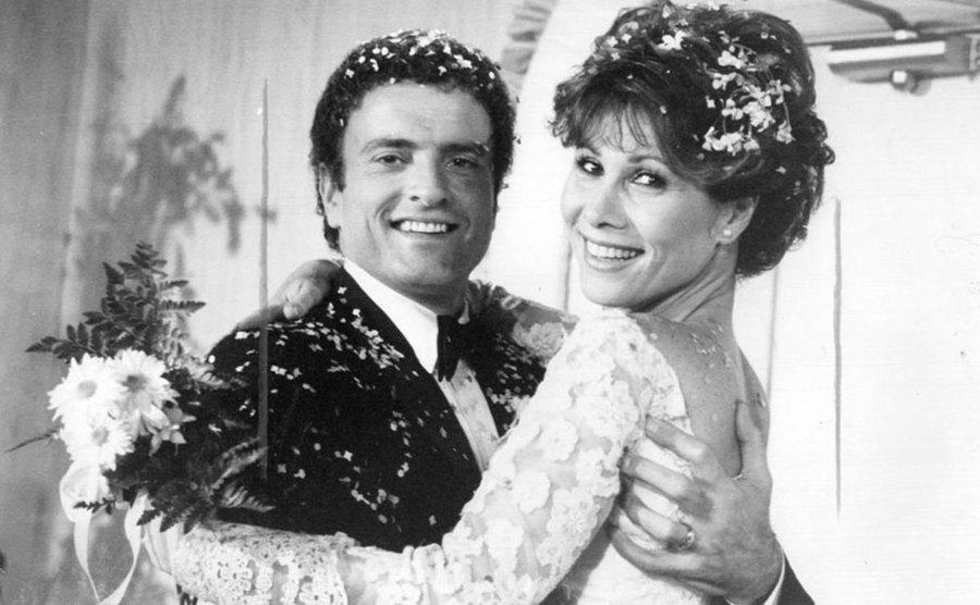 Kevin Dobson and Michele Lee in a still from Knots Landing