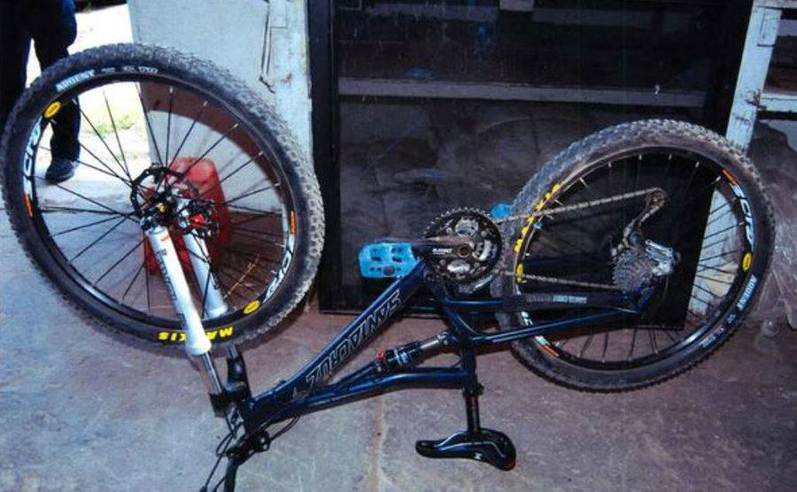 A photo of Suzanne’s bike is kept as evidence.