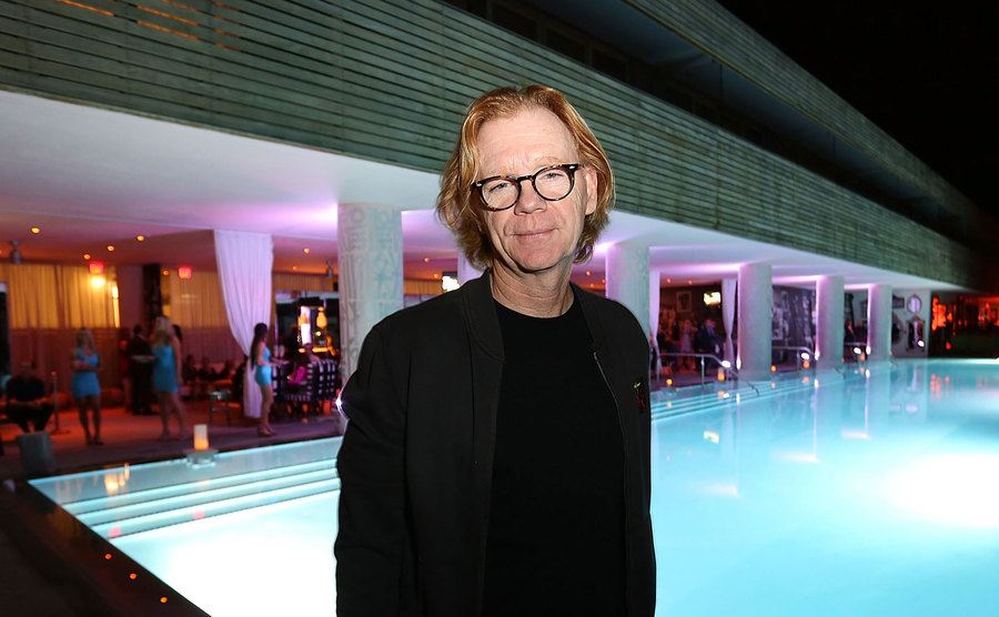 A photo of David Caruso during an event.