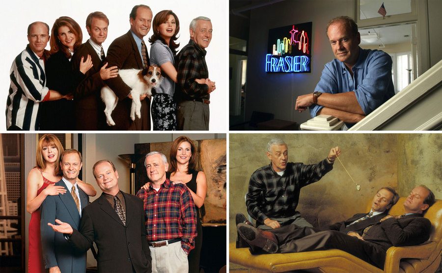 The cast of Frasier / Kelsey Grammer / The cast of Frasier / John Mahoney, David Hyde Pierce, and Kelsey Grammer