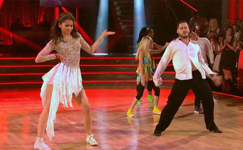 Zendaya competes on Dancing With The Stars. 
