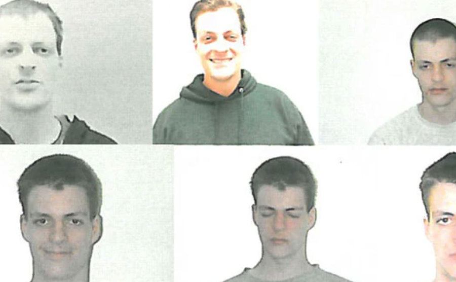An image of different mugshots from Kibby.