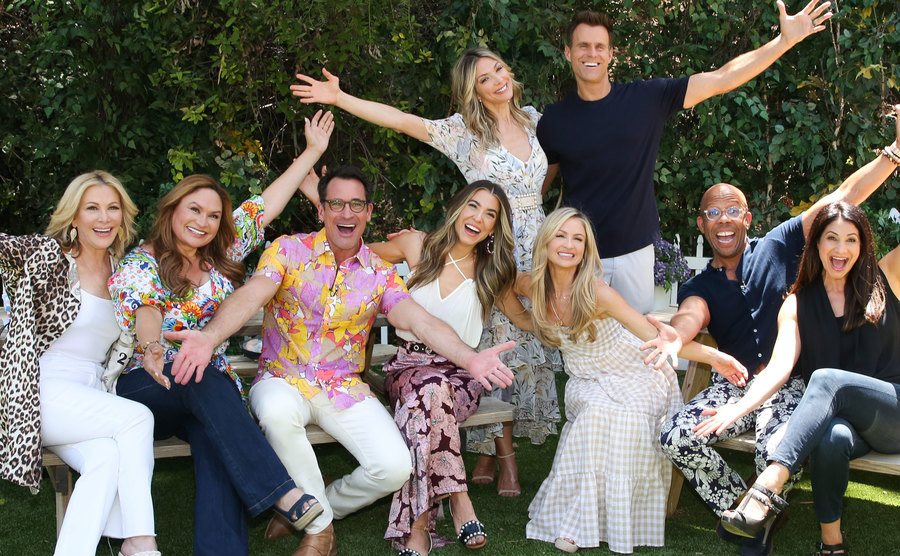 The cast of Home & Family pose for a portrait.