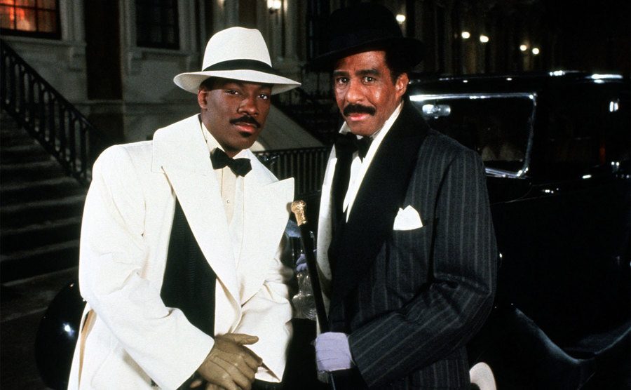 Eddie Murphy and Richard Pryor in a still from Harlem Nights. 