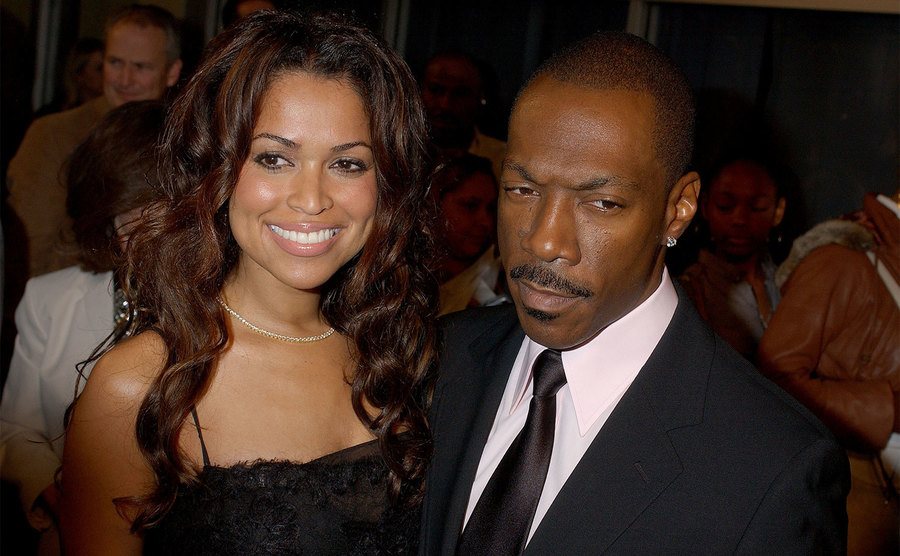 Eddie Murphy and Tracey Edmonds during 