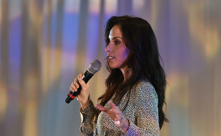 Molly Bloom speaks about her life during the Molly's Game Speaker Series. 