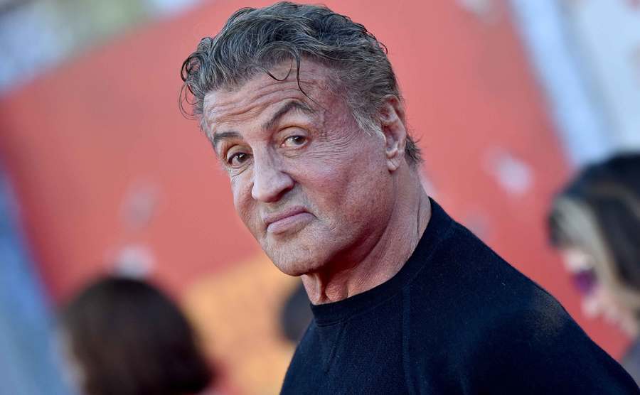 Sylvester Stallone attends an event.