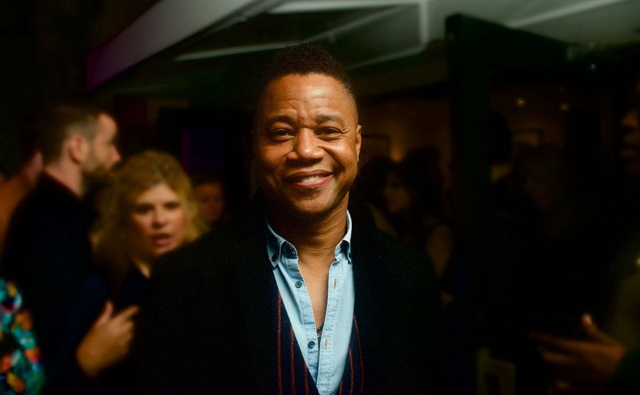 A picture of Gooding Jr. during an event.