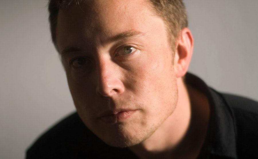 A dated portrait of Elon Musk.