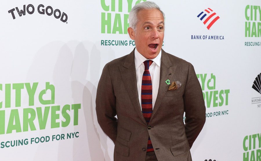 Geoffrey Zakarian poses for the press.