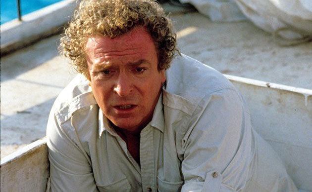 A still of Michael Caine in a scene from the film Jaws: The Revenge.