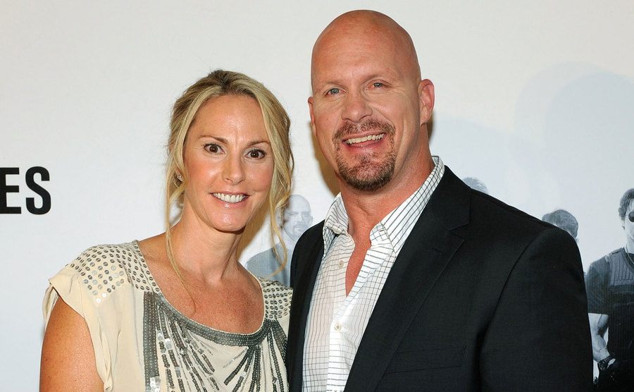 A picture of Kristin and Steve attending an event.