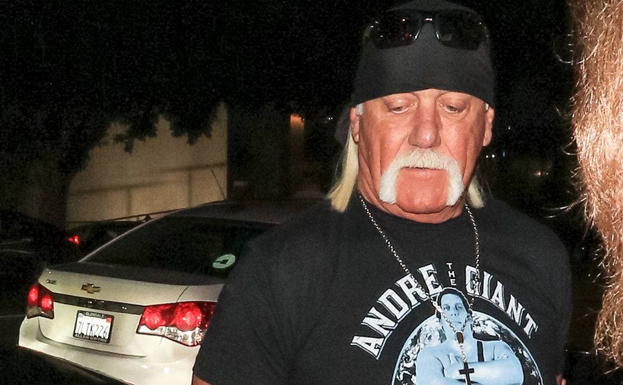 A portrait of Hulk Hogan.